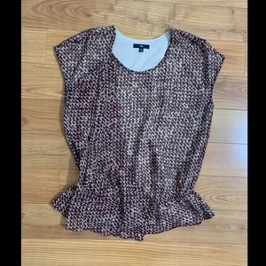 GAP Peplum Style Blouse